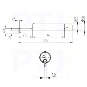 TS130 Pickup for Deep Groove Measurement