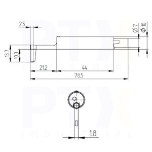 TS131 Pickup for Extra Deep Groove Measurement
